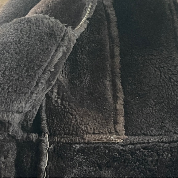 Texas Tanning Men's Brown Genuine Shearling Coat size 36 - Picture 7 of 7